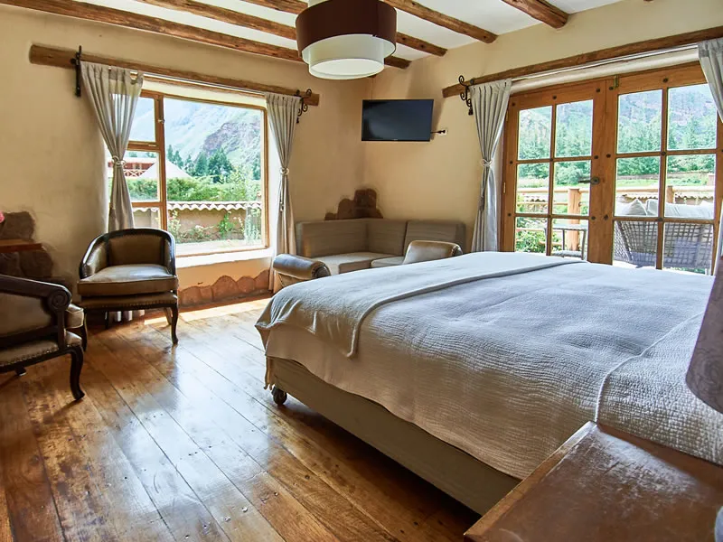 Interior del lodge